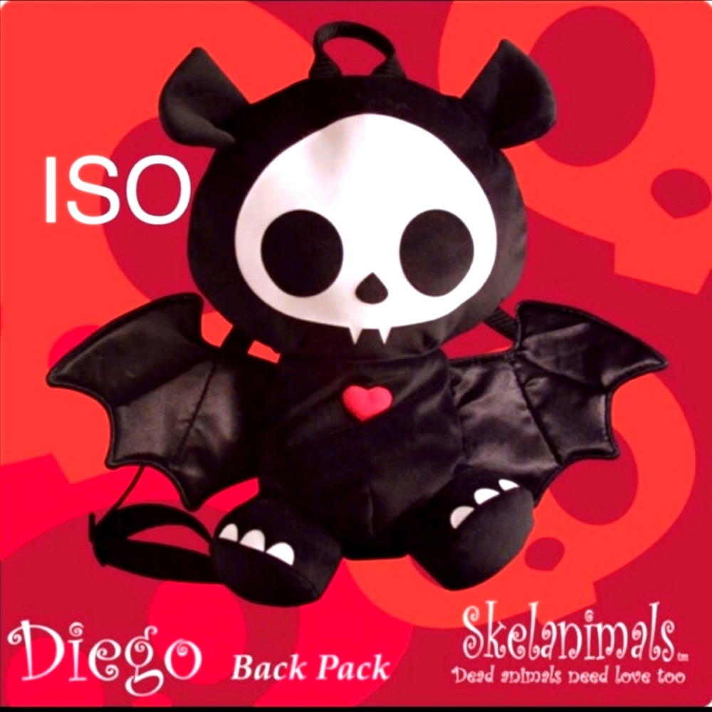 *ISO* Skelanimals Diego the Bat backpack (black)